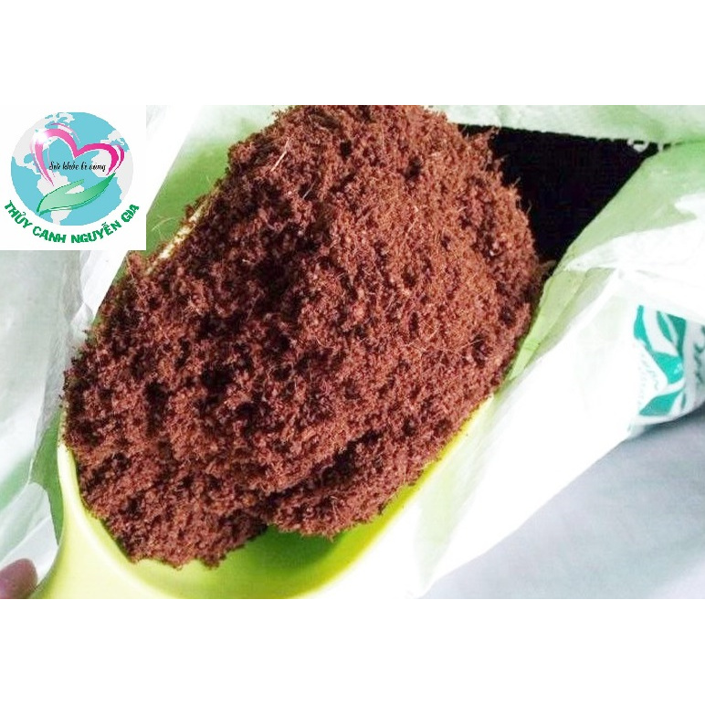 Mụn dừa đã xử lý ECO N1 - Ươm cây, trồng rau mầm, rau ăn lá - Bịch 1Kg