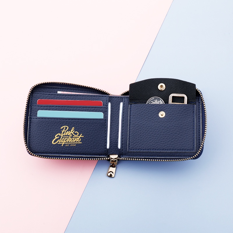 Women's short zipper wallet, men's wallet wallet, light luxury