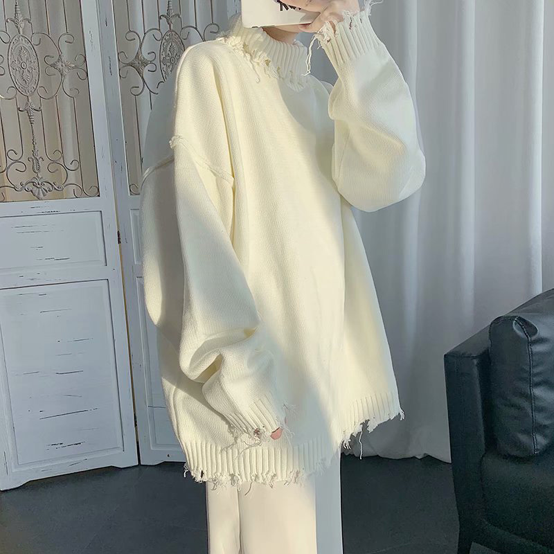 Áo Len Tay Dài Cổ Lọ Thời Trang Cho Cặp Đôi