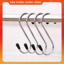 Set 4 Móc Treo Inox Hình Chữ S