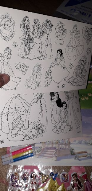Sét dán nổi kèm tô màu 4 trong 1 rất đẹp