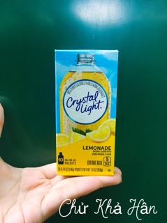 Bột pha nước trái cây Crystal Light 0 Calo