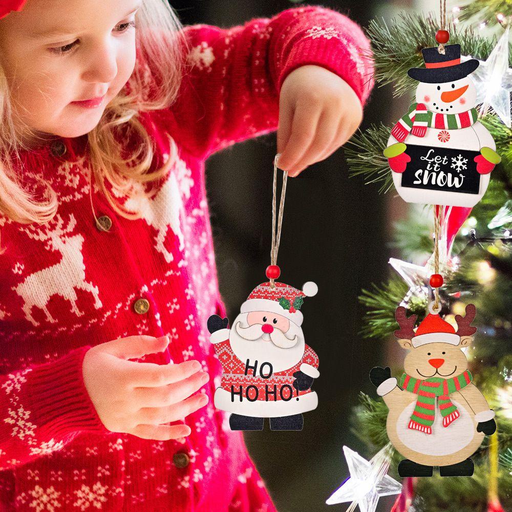 Phụ Kiện Treo Trang Trí Cây Thông Hình Ông Già Noel Dễ Thương