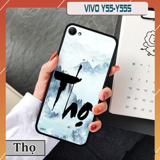 Ốp lưng kính 3D Vivo Y55/ Y55s - chữ thư pháp ý nghĩa