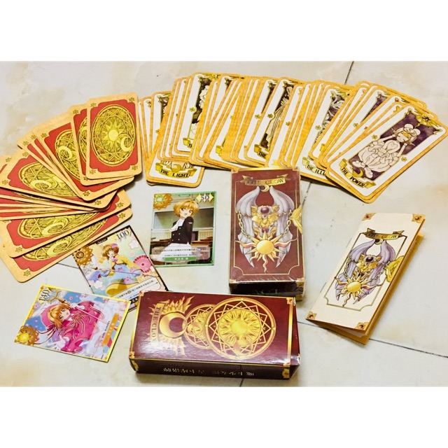 Lá bài clow màu nâu bài bói sakura 56 quân bài