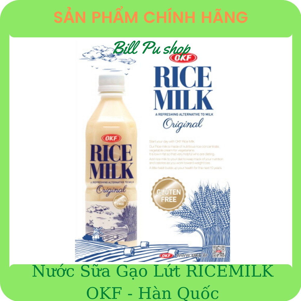 Nước Sữa gạo lứt RICE MILK OKF 500ml Hàn Quốc Shopee Việt Nam