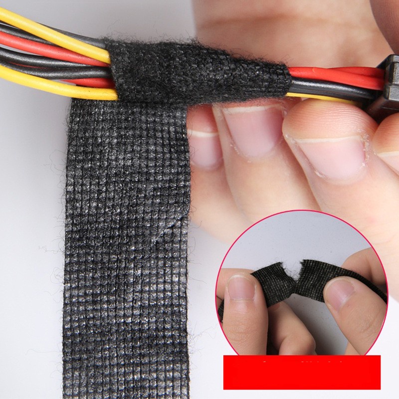 Cuộn băng keo flannel cách điện bọc dây cáp 15m mạnh mẽ chống cháy