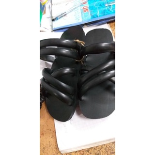 Dép Cao Su Bác Hồ Màu Đen