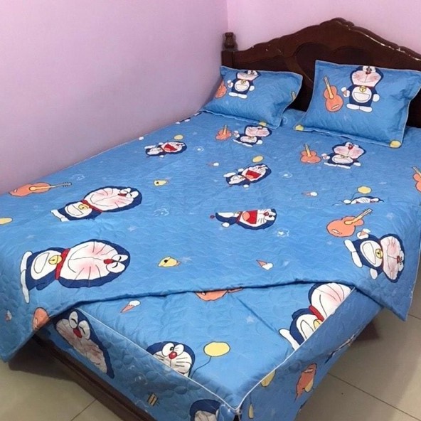 Bộ Ga Phủ Trần Bông Cotton Poly Kích Thước 1m6/1m8/2m