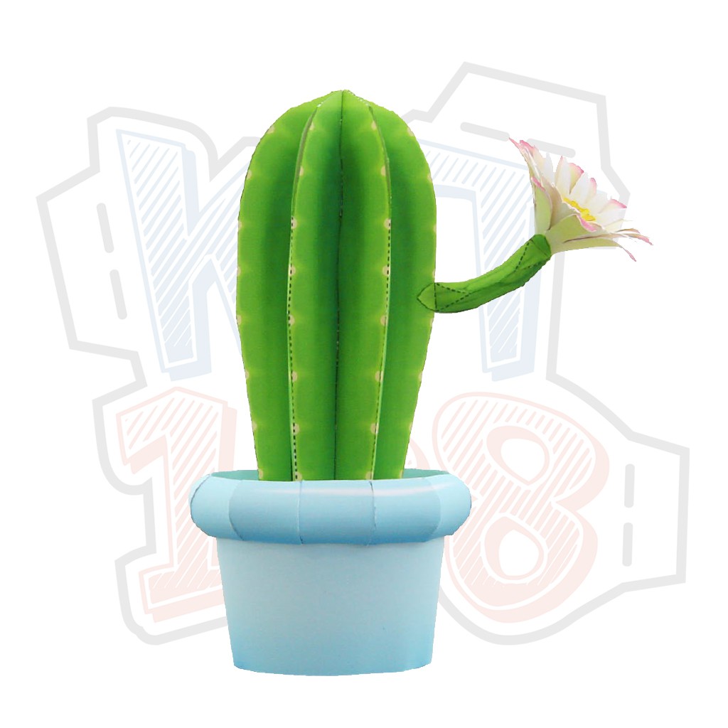 Mô hình giấy cây cảnh Columnar Cactus - Cây Xương Rồng