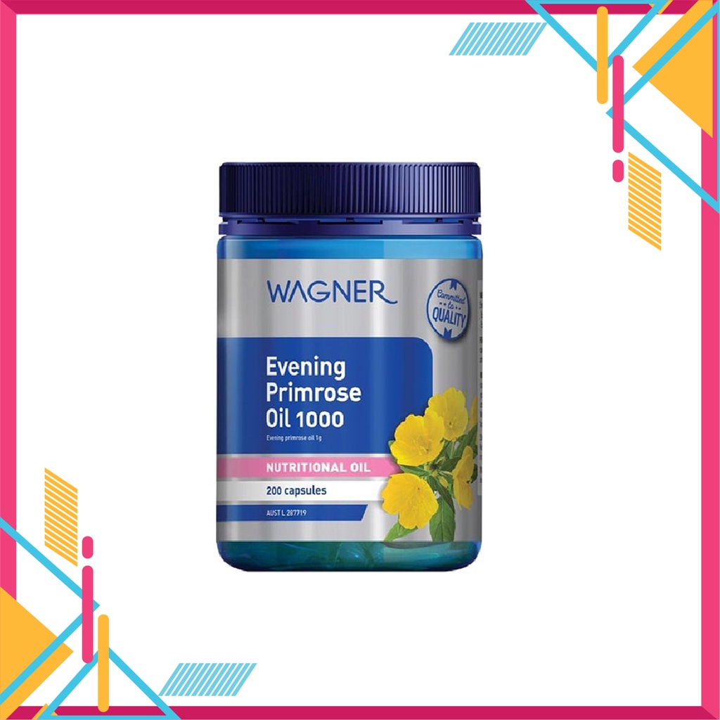 Tinh Dầu Hoa Anh Thảo Wagner Evening Primrose Oil, Úc (200 viên)