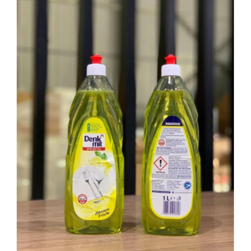 Nước rửa chén bát Denkmit hương chanh tươi dung tích 1 lít