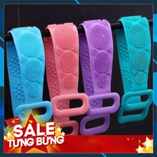 [BÁN SỈ] Dây Tắm Chà Lưng Silicon 2 Mặt