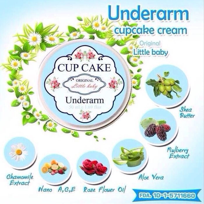 [ Date 06 - 2022 ] Kem hỗ trợ giảm thâm nách, vùng bẹn Underarm Cupcake Cream New