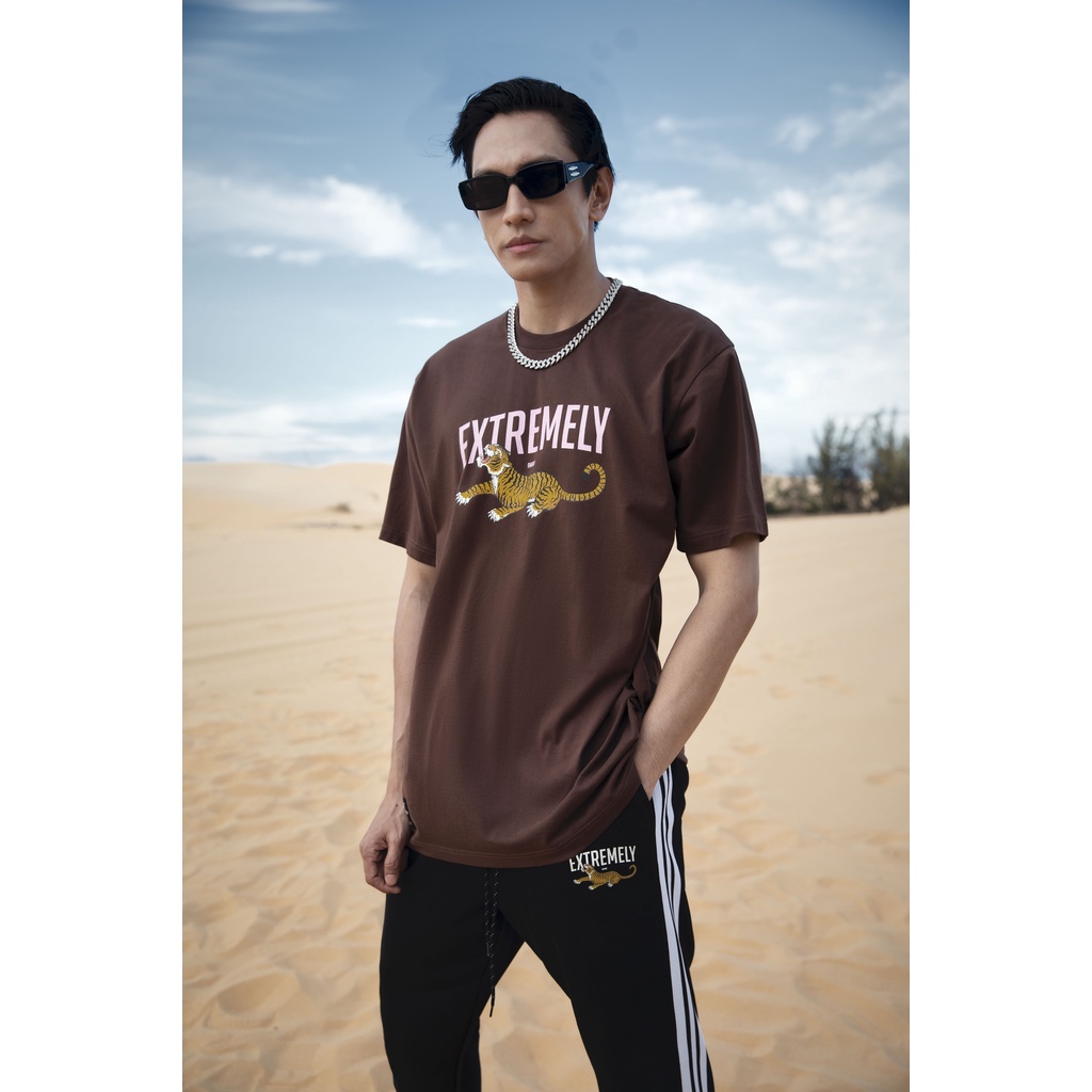 Áo Thun Amand x Unisex Tiger Vibe T-Shirt - Brown