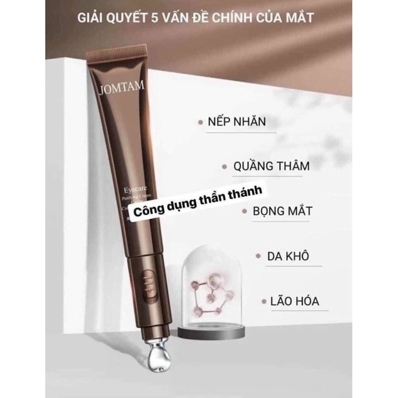 🌸KEM TRỊ QUẦNG THÂM MẮT KÈM CHẾ ĐỘ RUNG MÁT XA TAN BỌNG MẮT, XOÁ NHĂN MẮT JOMTAM | BigBuy360 - bigbuy360.vn