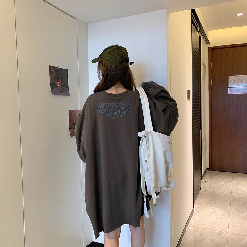 Áo nữ tay dài dáng rộng phong cách Hàn Quốc thời trang nữ dễ thương | BigBuy360 - bigbuy360.vn