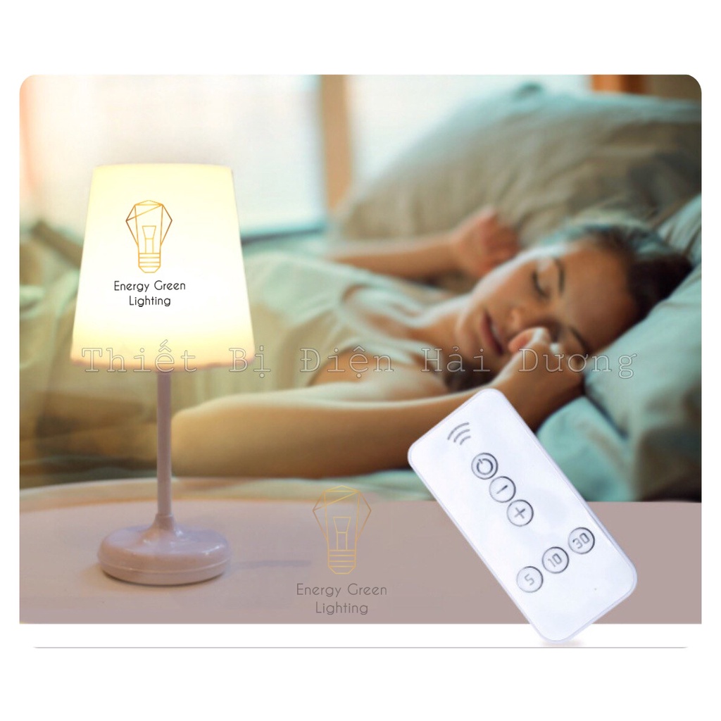 Đèn ngủ để bàn tích điện Energy Green Lighting - đọc sách kiểu dáng hiện đại TN869 (điều khiển từ xa)