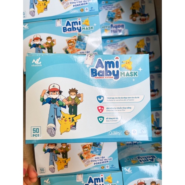 Khẩu trang trẻ em Ami hàng chính hãng