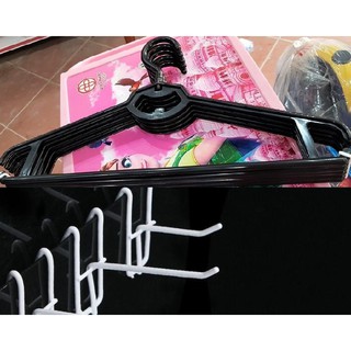 Combo Móc Nhựa Treo Quần Áo và Móc Sắt Cài Lưới TREO SHOP Chi Tiết SP