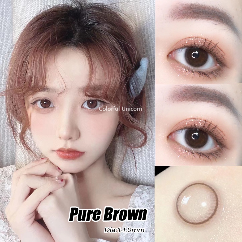 Kính áp tròng COLORHUNTER dùng 1 năm 14.0mm 0 - 8 độ chuyên dụng