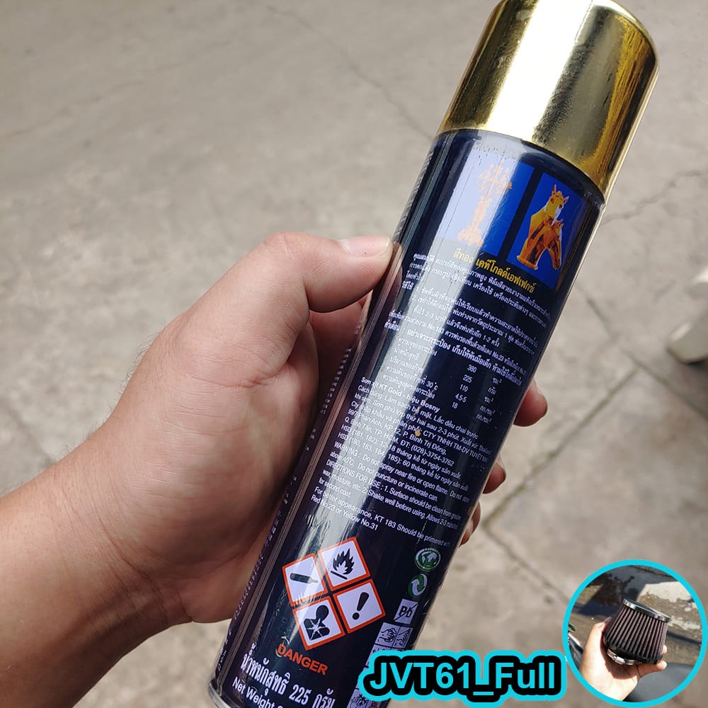 Sơn xịt giả vàng Bosny KT 181