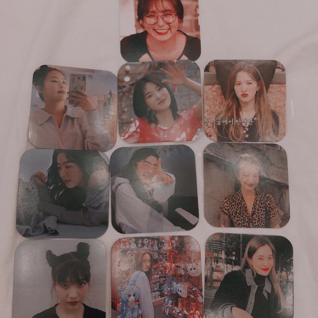 Set 10 card vuông Red Velvet