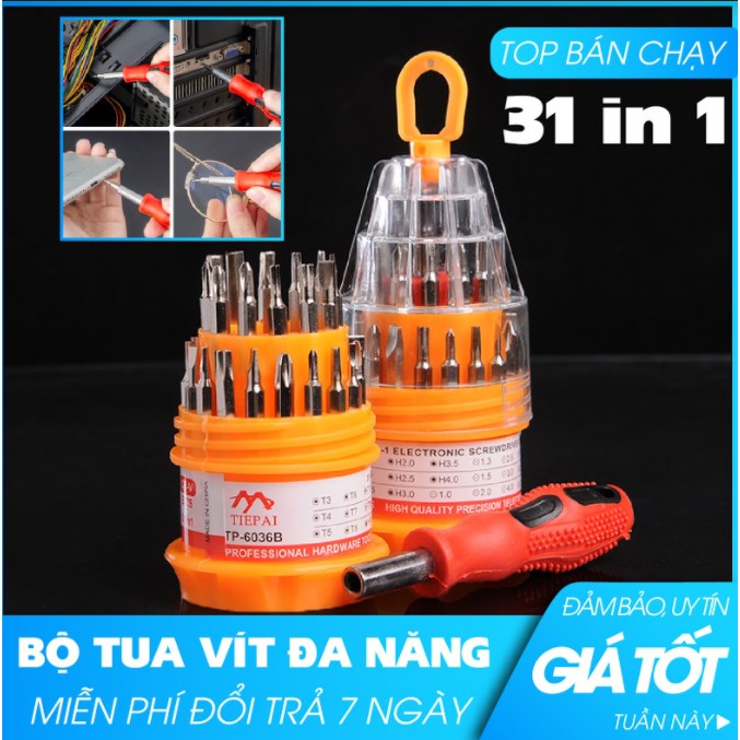  Bán SỈ/BUÔN Bộ tua vít đa năng 31 món chuyên dụng