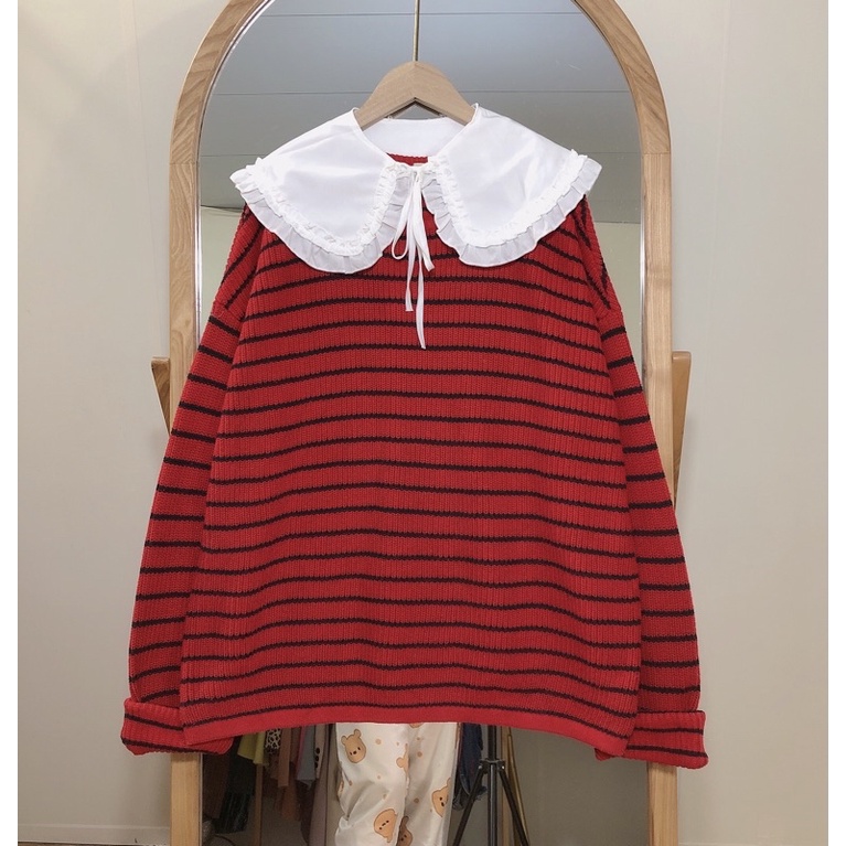 Áo len kiểu form rộng, fresize bao nhiêu cân cũng vừa, áo len bigsize