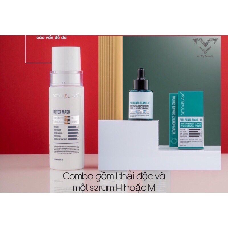 MAU MOI Combo  mụn detox blanc