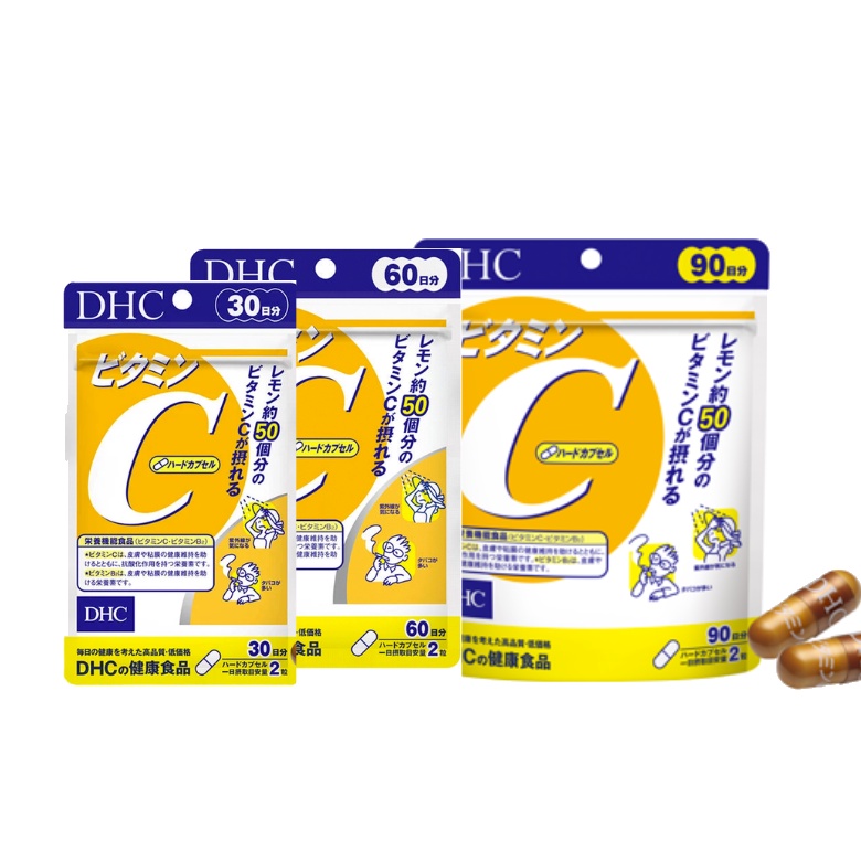 Viên uống bổ sung vitamin C DHC giúp da sáng mịn 30/90 viên beautimax