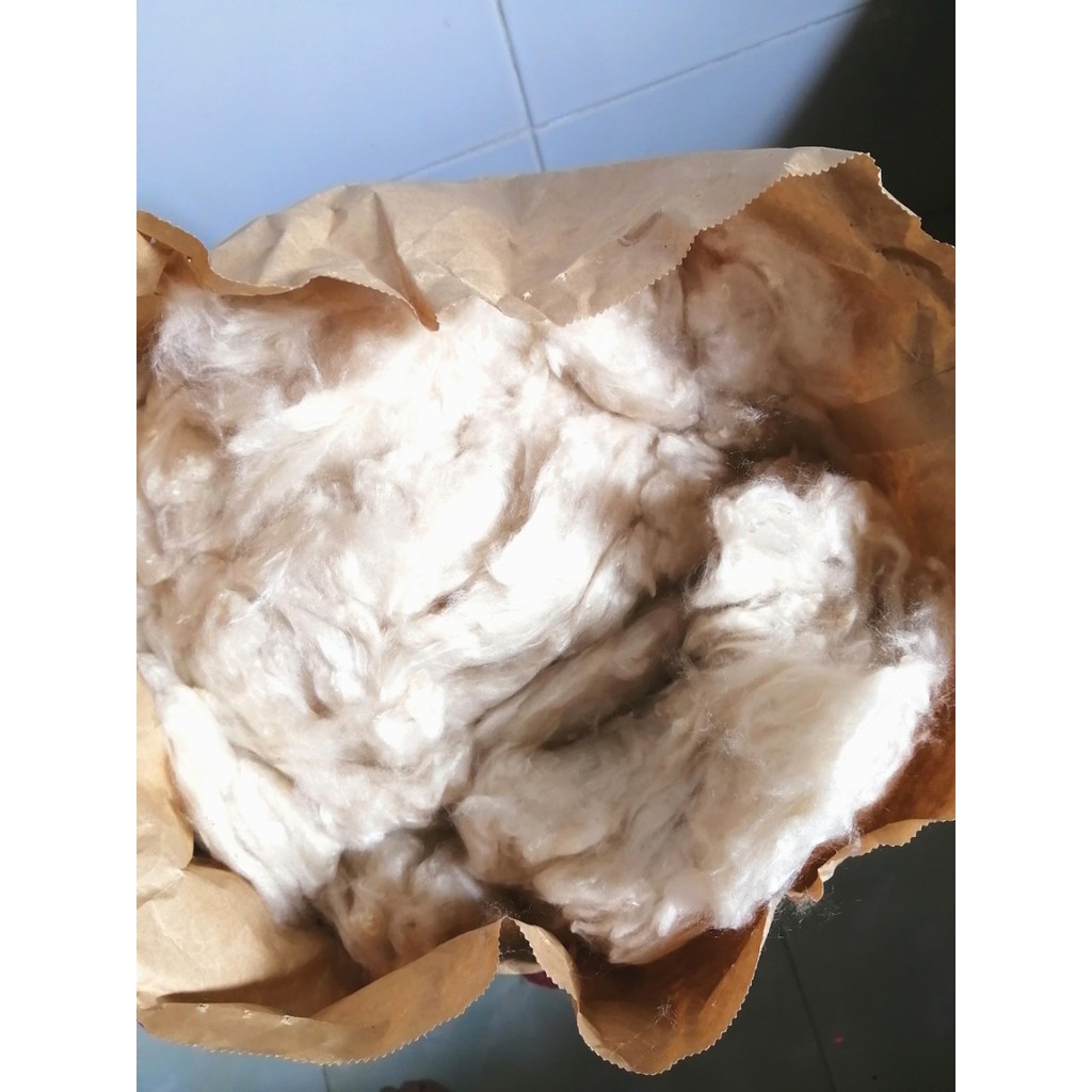 Bông gòn thiên nhiên sạch-Kg hạt-Kg bụi-1kg