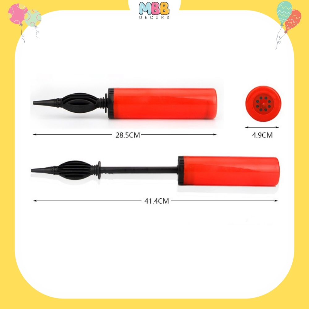 [TPHCM] Dụng Cụ Bơm Bong Bóng Cầm Tay Loại Tốt - Bơm Bóng Chuyên Dụng