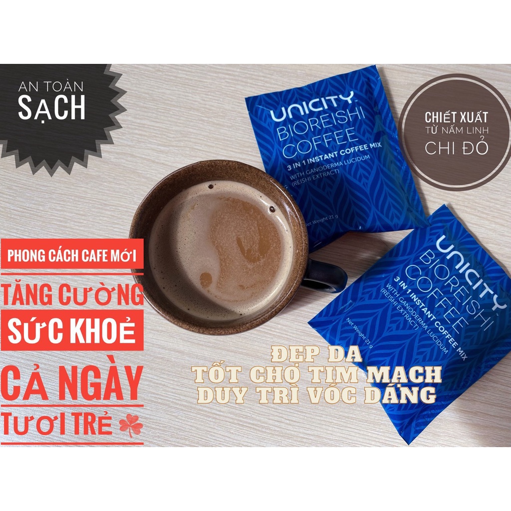 Bios Reishi Coffee - Cafe Nấm Linh Chi (NEW) - Unicity