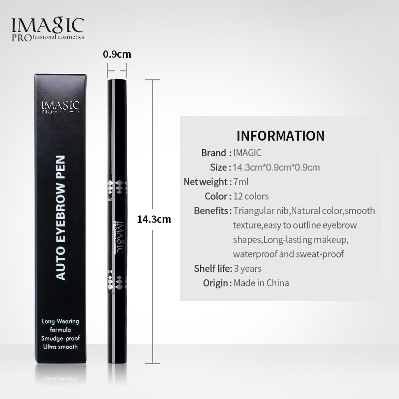 Chì kẻ mày tự động IMAGIC không thấm nước chuyên nghiệp 5 màu 15g | BigBuy360 - bigbuy360.vn