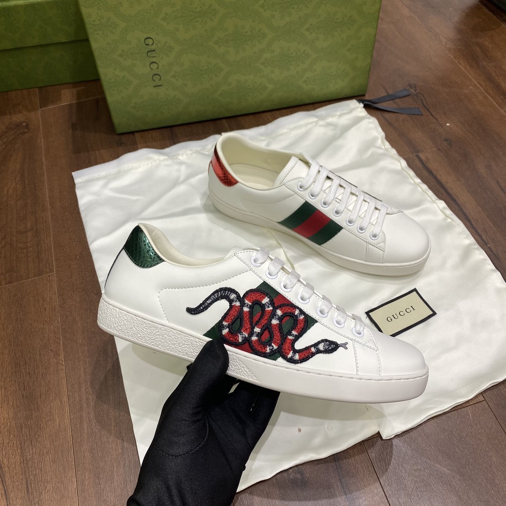 👟HIGH FASHION👟 Giày Sneaker Gucci like Authentic 1-1 on web 2021 fullbox phụ kiện túi thẻ NV HV 38-44