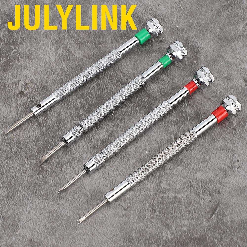 Bộ 4 Tua Vít Sửa Chữa Đồng Hồ Bằng Hợp Kim Thép