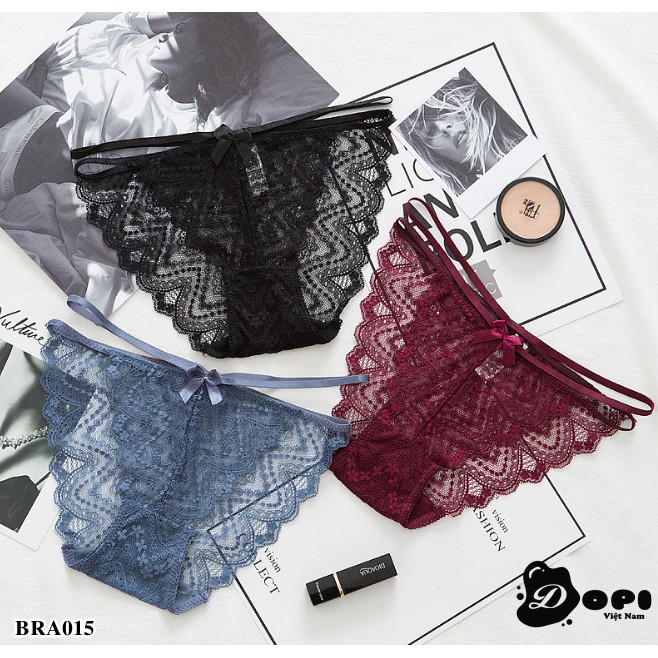 (BRA015) Quần lót nữ quần chíp nữ cạp dây gợi cảm sexy chất liệu ren cao cấp | BigBuy360 - bigbuy360.vn