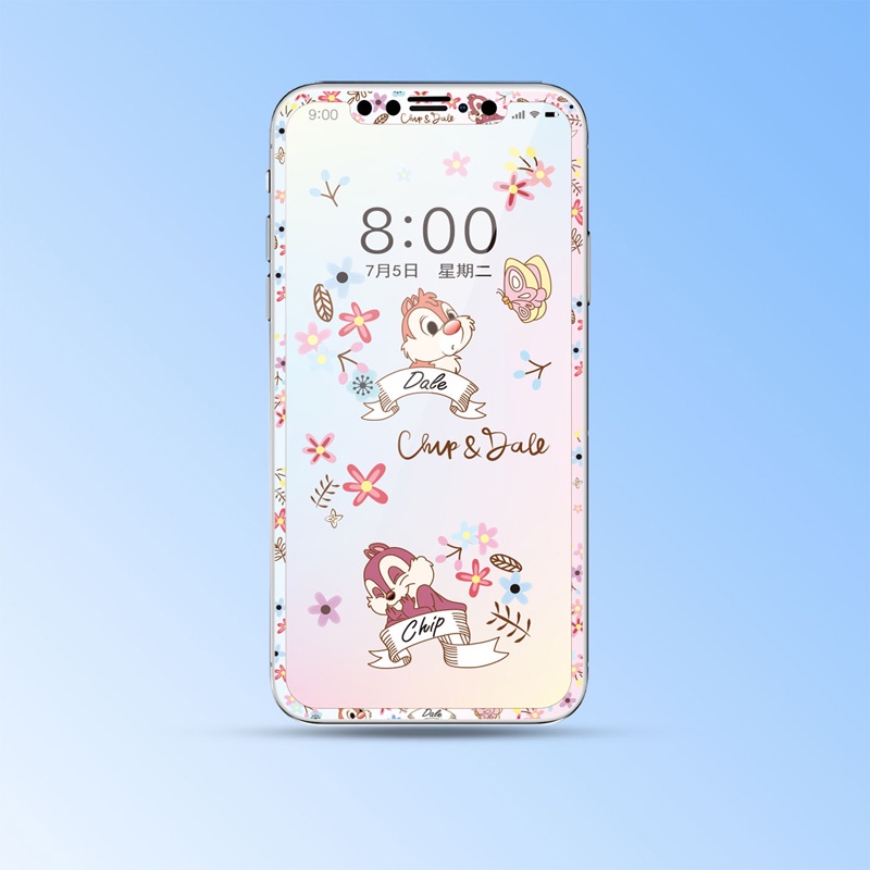 Kính Cường Lực Viền Mềm In Hình Hoạt Hình Chống Trầy Xước Cho iPhone 12 11 X XS XR Pro Max