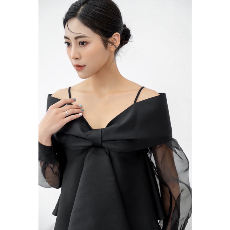 Áo Nơ Trễ Vai Tay Rời✨