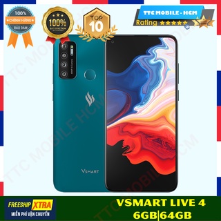 Điện thoại Vsmart Live 4 6GB|64GB-Chính hãng|TTC MOBILE HCM SHOP