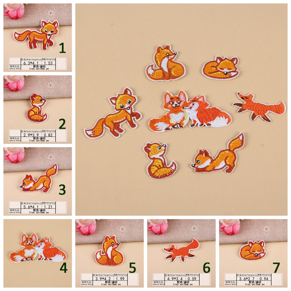 EPOCH 1 Miếng Dán Ủi Quần Áo Hình Động Vật Dễ Thương