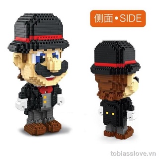 Mario diving chef model building toy