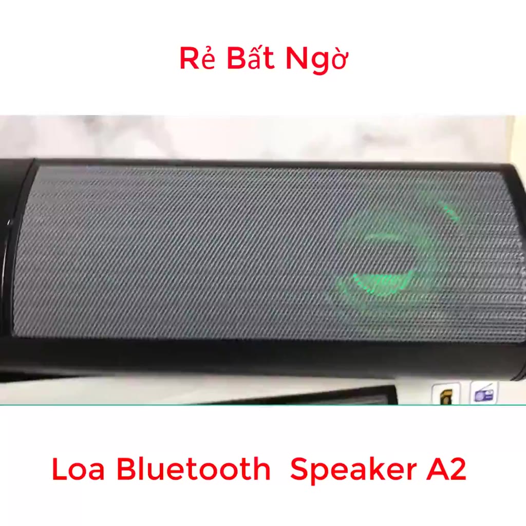 Loa bluetooth Speaker A2 kiểu dáng dài 2 loa kết hợp,loa không dây âm thanh bass căng hỗ trợ nhiều cổng thích hợp decor | BigBuy360 - bigbuy360.vn