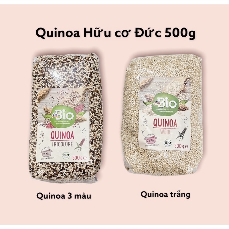 Quinoa hữu cơ DM Bio Đức 500g (date 2022)