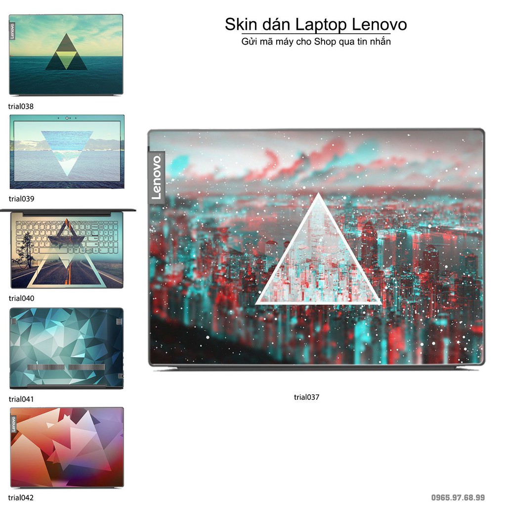 Skin dán Laptop Lenovo in hình Đa giác _nhiều mẫu 7 (inbox mã máy cho Shop)