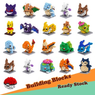20 loại khối xây dựng Mini tương thích Pokemon DIY