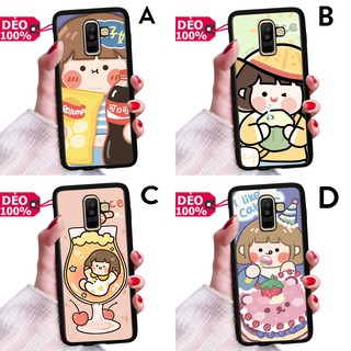 ỐP LƯNG SAMSUNG A6 PLUS HÌNH NỀN CUTE / PRETTY GIRL NHIỀU MÀU