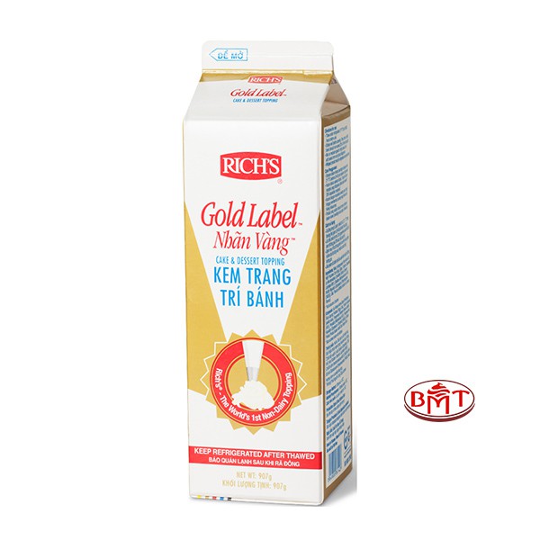 Kem Trang Trí Bánh Gold Label 907g