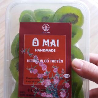 Hũ 500g ô mai kiwi sấy dẻo